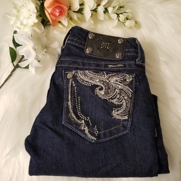 Miss Me Denim - Miss Me Jeans dark blue JE5637P  size 24